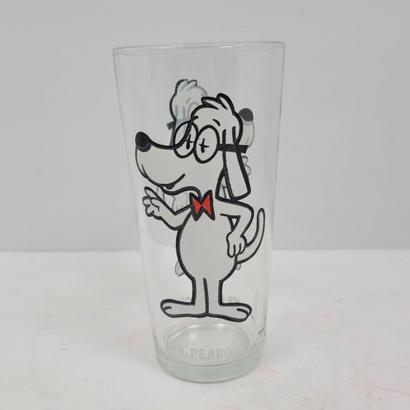 Vintage P.A.T. Ward 1970's Mr. Peabody Pepsi Collector Series Glass - Picture 1 of 8